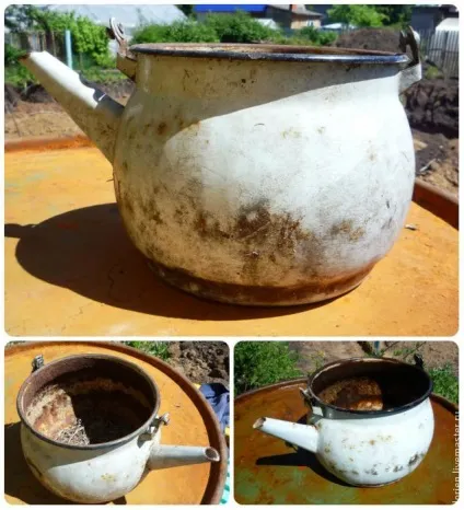 Декупаж старого чайника - ярмарок майстрів - ручна робота, handmade (нове життя) Декупаж старого чайника - ярмарок майстрів - ручна робота, handmade
