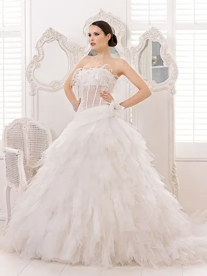 Французька грація весільні сукні від - divina sposa, колекція 2013 (сукні) Французька грація весільні сукні від - divina sposa, колекція 2013