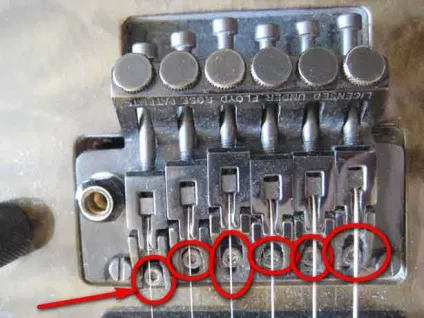 Floyd rose настройка