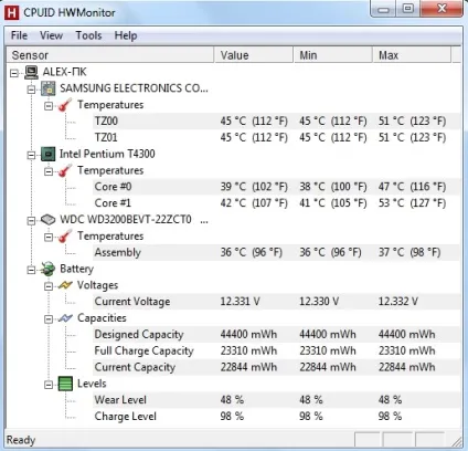 Hwmonitor скачати безкоштовно російською мовою, програма cpuid хвмонітор для windows 7 (hwmonitor) Hwmonitor скачати безкоштовно російською мовою, програма cpuid хвмонітор для windows 7