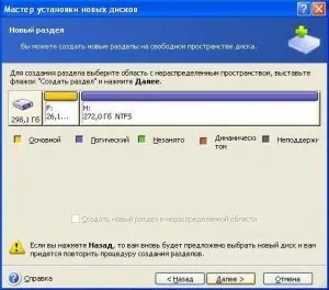 Як додати новий жорсткий диск