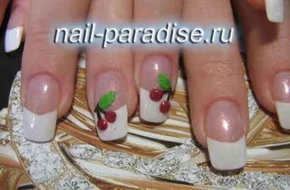 Як намалювати вишню на нігтях (вишня) Як намалювати вишню на нігтях