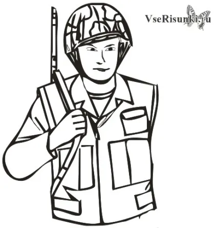 Як намалювати солдата олівцем поетапно (намалювати) Як намалювати солдата олівцем поетапно