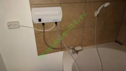 Як підключити водонагрівач установка накопичувальних і проточних приладів, відео та фото