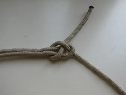 Який морський вузол найміцніший (Double fisherman's knot) Який морський вузол найміцніший