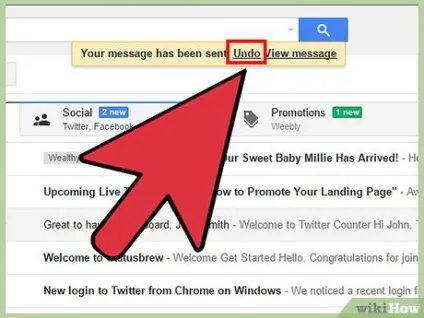 Як скасувати відправку електронного листа в gmail (листи) Як скасувати відправку електронного листа в gmail