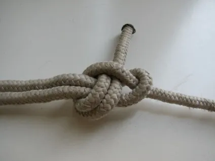 Який морський вузол найміцніший (Double fisherman's knot) Який морський вузол найміцніший