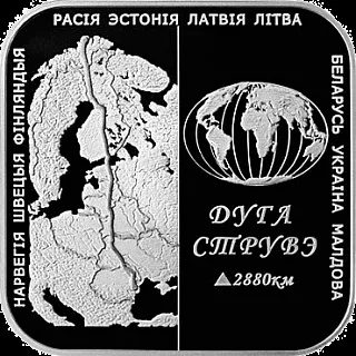 Дуга Струве, беларусь
