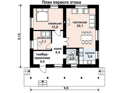 Двоповерховий будинок з бруса проектування і будівництво (двоповерхового будинку бруса) Двоповерховий будинок з бруса проектування і будівництво