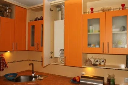 Як заховати газову колонку (маскування газової колонки) Як заховати газову колонку