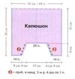 Як зв'язати спицями (гачком) жіночу жилетку з капюшоном (жилетка) Як зв'язати спицями (гачком) жіночу жилетку з капюшоном