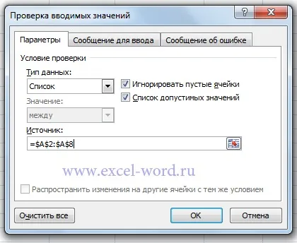 Як в excel зробити список, що випадає (зробити) Як в excel зробити список, що випадає