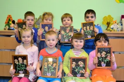 Картини з олівцевих стружок (конспекти занять) Картини з олівцевих стружок