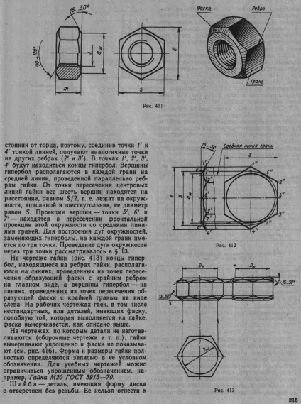 Кінематичні (або ходові) різьблення (класу точності ГОСТ) Кінематичні (або ходові) різьблення
