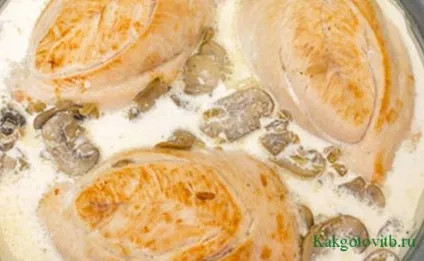 Куряче філе, фаршироване грибами та сиром, як готувати, страви (спеції) Куряче філе, фаршироване грибами та сиром, як готувати, страви