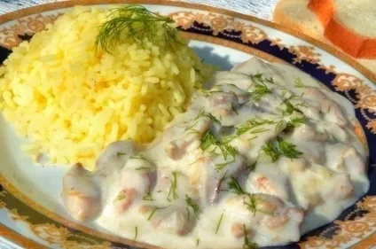 Курка в молочно - часниковому соусі - прості рецепти (курка молочно часниковому соусі) Курка в молочно - часниковому соусі - прості рецепти