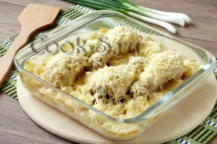 Курячі гомілки, запечені в духовці з картоплею - покроковий рецепт з фото, страви з курки (запечені) Курячі гомілки, запечені в духовці з картоплею - покроковий рецепт з фото, страви з курки