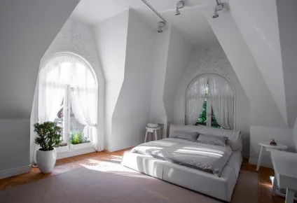 Ліжко в голови до вікна, дизайн-фото і ідеї спальні з вікном в узголів'я ліжка, доводи за і (спальні) Ліжко в голови до вікна, дизайн-фото і ідеї спальні з вікном в узголів'я ліжка, доводи за і