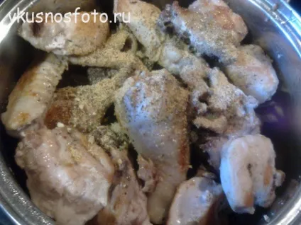 Курка тушкована з яблуками, смачно з фото (смачно) Курка тушкована з яблуками, смачно з фото