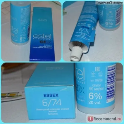 Фарба для волосся estel professional essex - «мій фаворит серед фарб для волосся, а також дам пораду (волосся) Фарба для волосся estel professional essex - «мій фаворит серед фарб для волосся, а також дам пораду