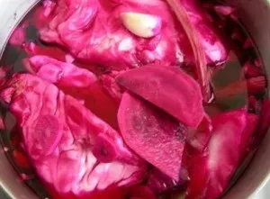Маринована капуста по-грузинськи з буряком 3 рецепта приготування (відгуки)