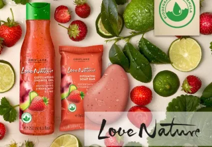 Love nature серія засобів для тіла і волосся від Оріфлейм світової еко-тренд (nature) Love nature серія засобів для тіла і волосся від Оріфлейм світової еко-тренд