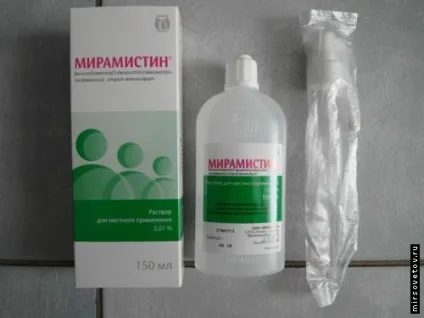 Мірамістин, інструкція із застосування (застосування) Мірамістин, інструкція із застосування