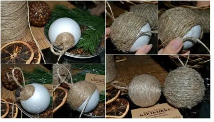 Новорічні кулі своїми руками (кулі) Новорічні кулі своїми руками