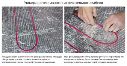 Електрична тепла підлога під ламінат - види, поради щодо вибору і технологія монтажу
