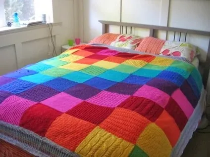 Печворк клаптева ковдра своїми руками