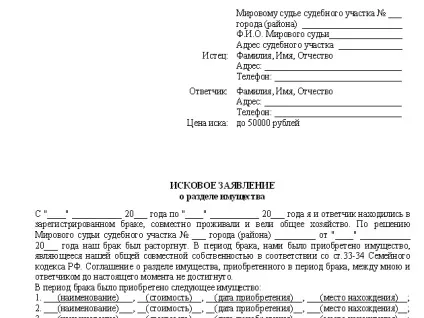 Розділ часткової власності при розлученні подружжя (розлучення) Розділ часткової власності при розлученні подружжя
