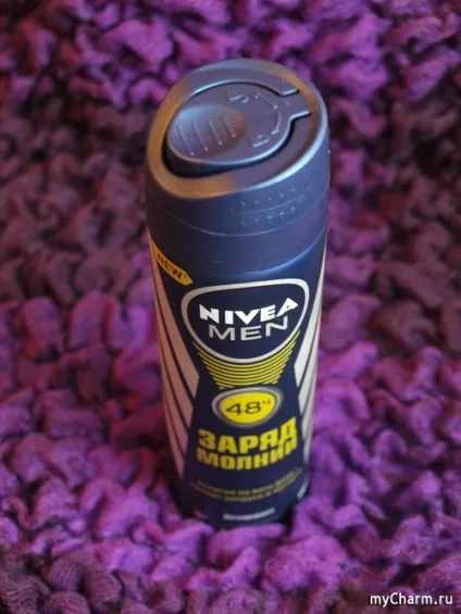 Приємний дезодорант від nivea men з чудовою отдушкой) - nivea men дезодорант - заряд блискавки (дезодорант) Приємний дезодорант від nivea men з чудовою отдушкой) - nivea men дезодорант - заряд блискавки