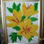 Малюнки крупою - як малювати рисом, манкою, гречкою, пшоном, горохом та іншими крупами (вироби з пшона) Малюнки крупою - як малювати рисом, манкою, гречкою, пшоном, горохом та іншими крупами