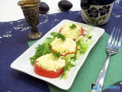 Рецепт закуска з помідор і сиру (помідори з сиром) Рецепт закуска з помідор і сиру