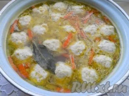 Рецепт супу з курячими фрикадельками - рецепт з фото (фрикадельками) Рецепт супу з курячими фрикадельками - рецепт з фото