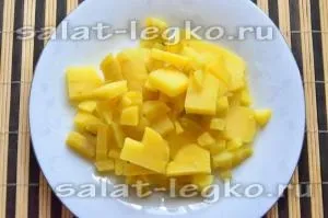 Салат з куркою, грибами і картоплею, рецепт (рецепт) Салат з куркою, грибами і картоплею, рецепт