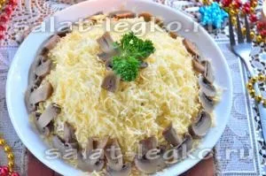 Салат з куркою, грибами і картоплею, рецепт (куркою) Салат з куркою, грибами і картоплею, рецепт