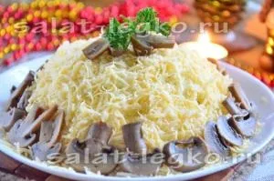 Салат з куркою, грибами і картоплею, рецепт (картопля) Салат з куркою, грибами і картоплею, рецепт