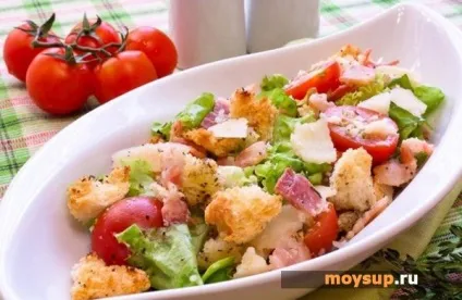 Салат Кириешки ковбаса - покроковий рецепт з фото (ковбаса) Салат Кириешки ковбаса - покроковий рецепт з фото