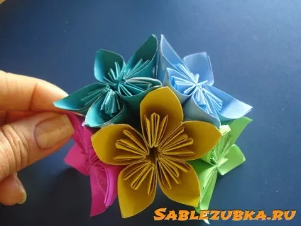 Куля з паперу кусудама для початківців (кусудама майстер клас) Куля з паперу кусудама для початківців