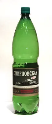 Смирновська (мінеральна вода) (вода «Смирновська» показана) Смирновська (мінеральна вода)