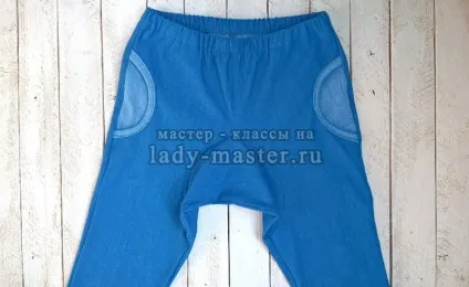 Штани з матнею, майстер - клас з фото (одяг і аксесуари для дітей-штани-джинси) Штани з матнею, майстер - клас з фото