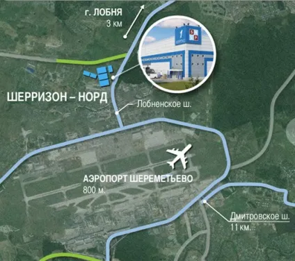 Шерризон-норд, індустріальний парк (блок має регульованих доків) Шерризон-норд, індустріальний парк