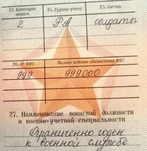 Стаття 18б у військовому квитку що означає, розшифровка () Стаття 18б у військовому квитку що означає, розшифровка