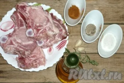 Свиняча котлета на кістки - рецепт з фото (кістки) Свиняча котлета на кістки - рецепт з фото