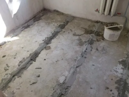 Стяжка підлоги (мій ремонт в хрущовці) (заміське житлове будівництво) Стяжка підлоги (мій ремонт в хрущовці)