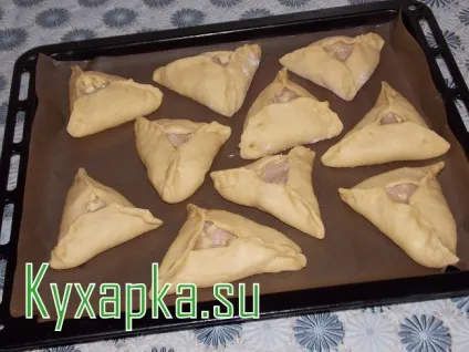 Тартарскій пиріжок ечпочмак з куркою, страви по-домашньому з фото крок за кроком рецепта (тартарскій) Тартарскій пиріжок ечпочмак з куркою, страви по-домашньому з фото крок за кроком рецепта