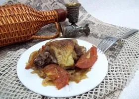 Тушкована курка з яблуками покроковий рецепт (тушкована курка шматочками) Тушкована курка з яблуками покроковий рецепт