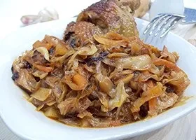 Тушкована курка з яблуками покроковий рецепт (курка) Тушкована курка з яблуками покроковий рецепт