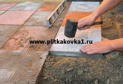 Технологія укладання тротуарної плитки своїми руками (плитки) Технологія укладання тротуарної плитки своїми руками